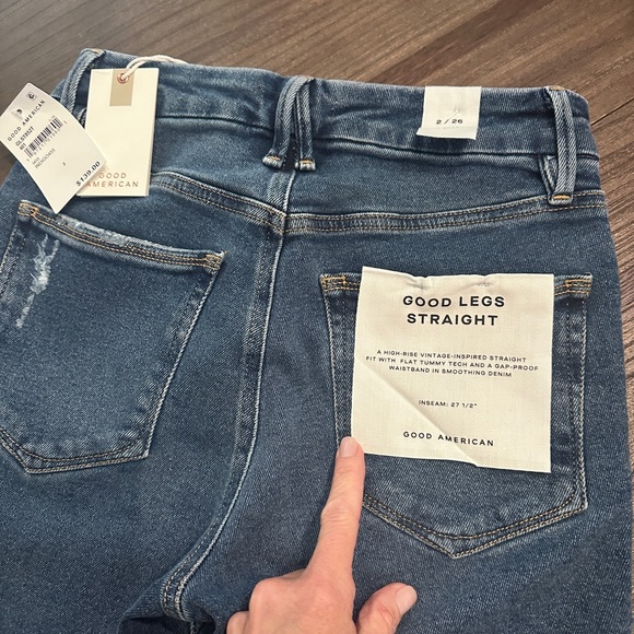 Good American straight jeans - Picture 2 of 2